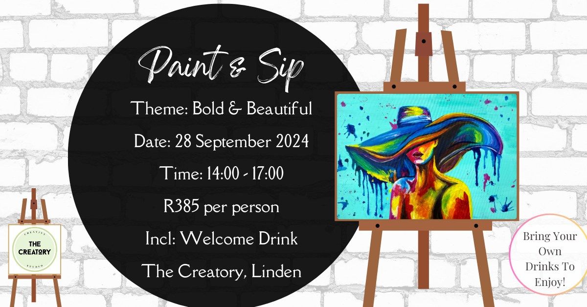 Paint & Sip: Bold & Beautiful