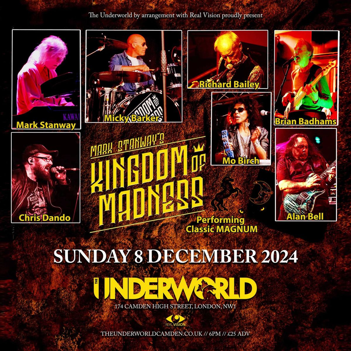 MARK STANWAY\u2019S KINGDOM OF MADNESS at The Underworld - London