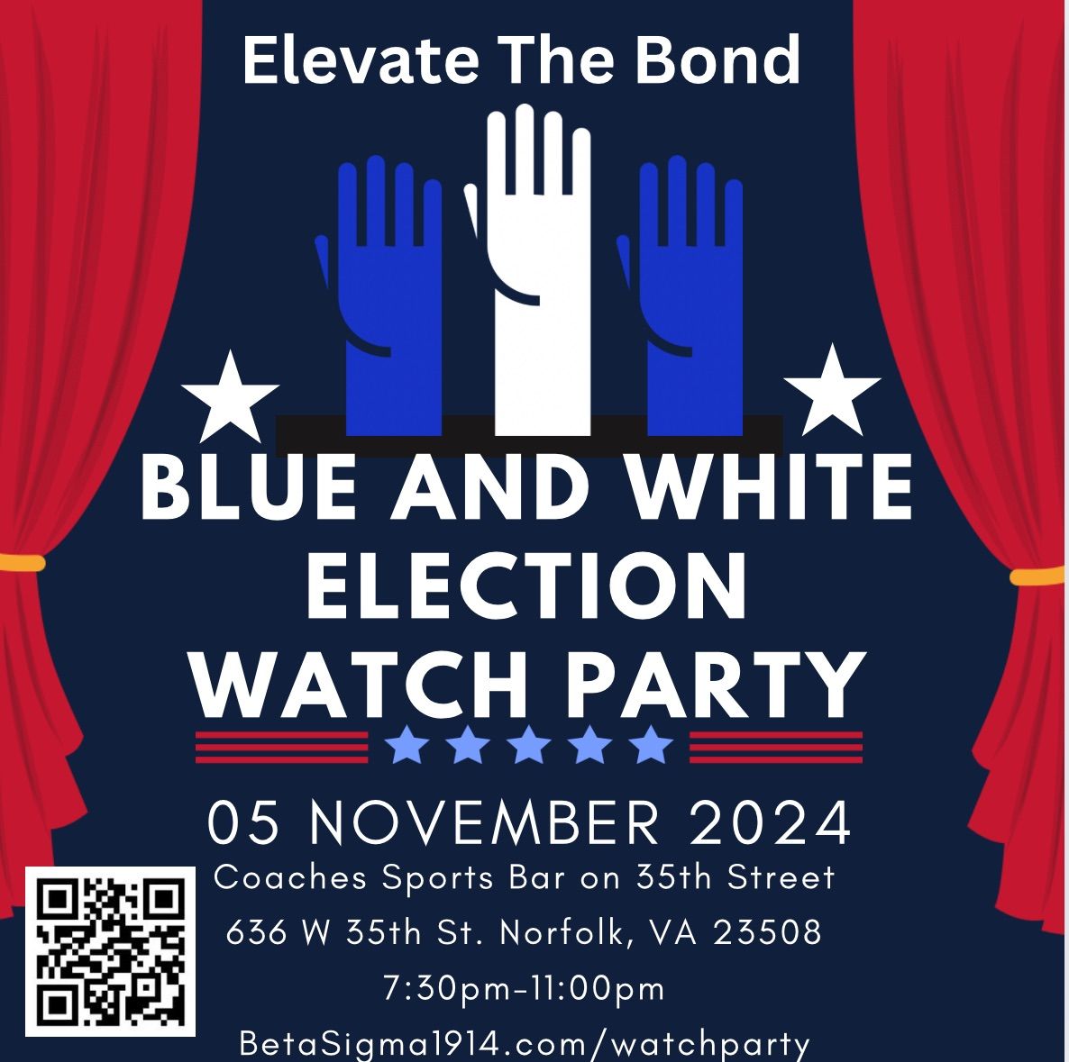 Elevate the Bond '24 Election Watch Party