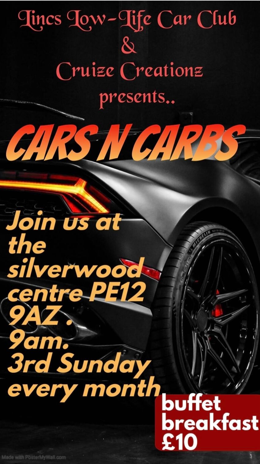 CARS N CARBS, breakfast or not meet.