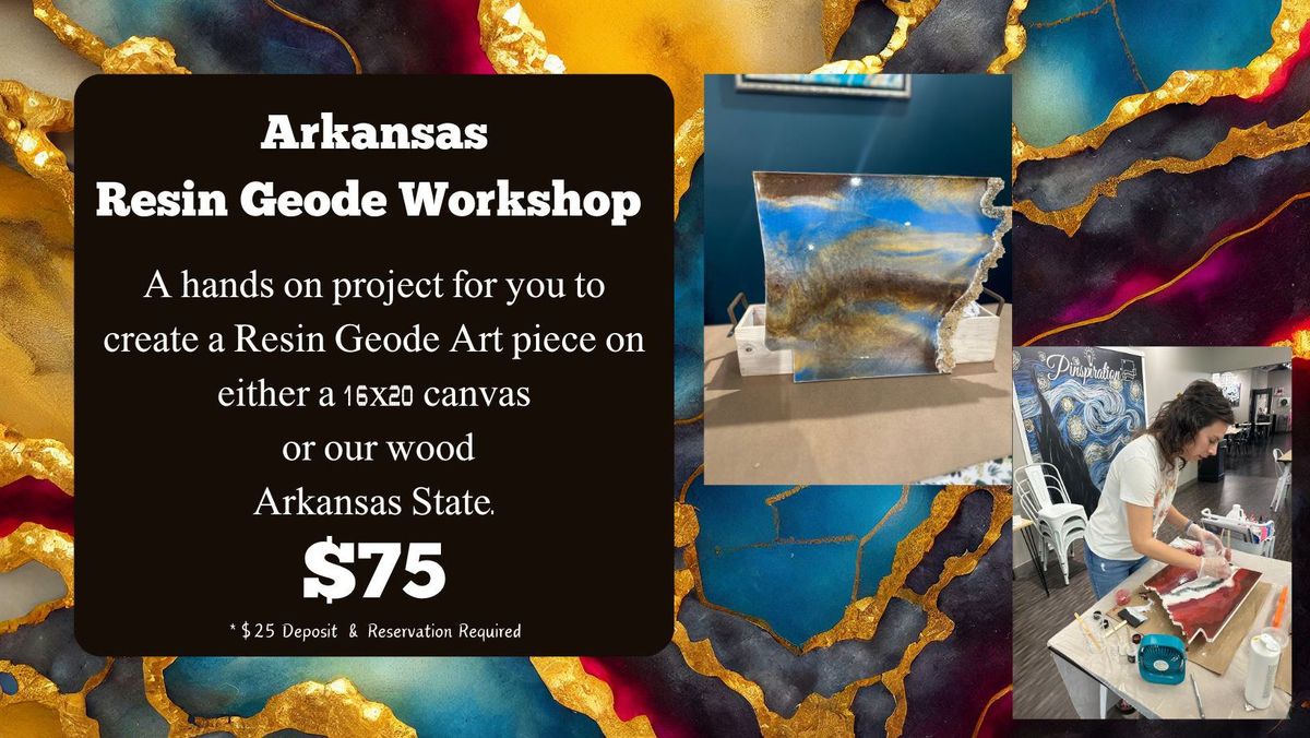 Arkansas Resin Geode Workshop