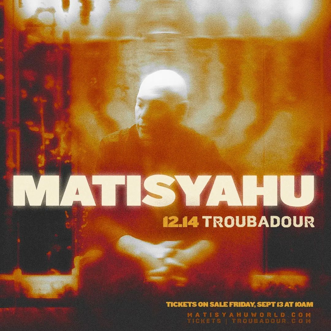 Matisyahu w\/ Distant Cousins at Troubadour