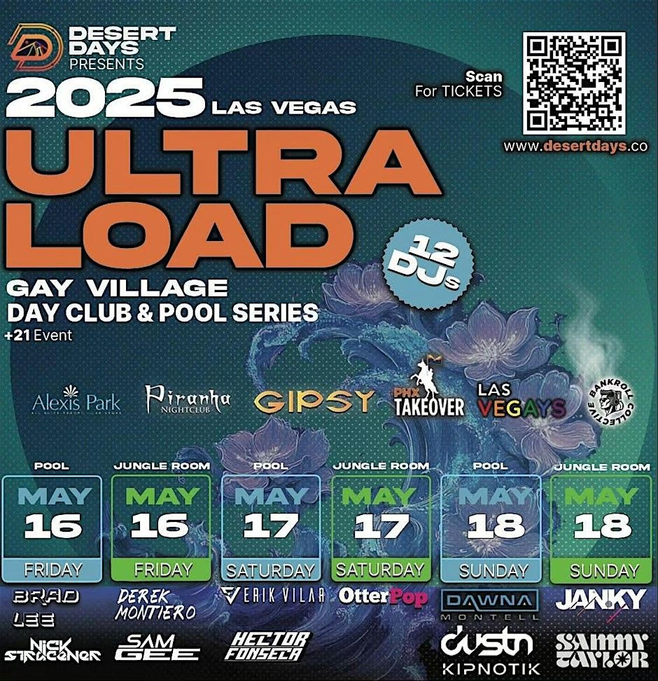 Desert Days Presents: Ultra Load - The Gay Village & Dayclub Series