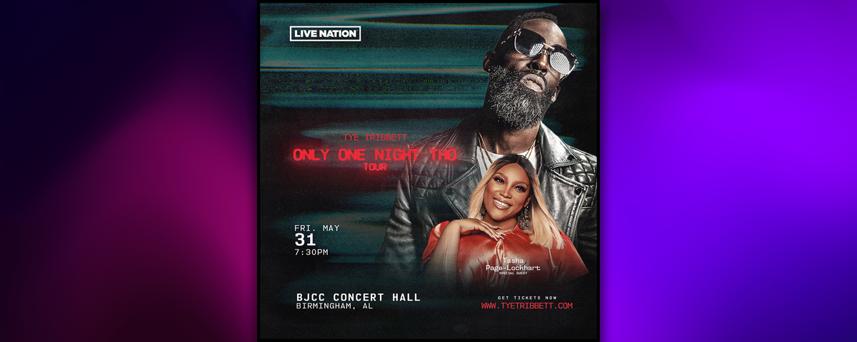 Tye Tribbett at Mark C. Smith Concert Hall at the Von Braun Center