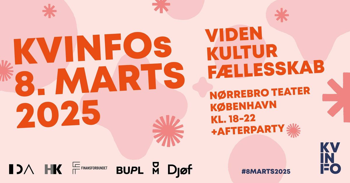 KVINFOs 8. marts 2025 p\u00e5 N\u00f8rrebro Teater