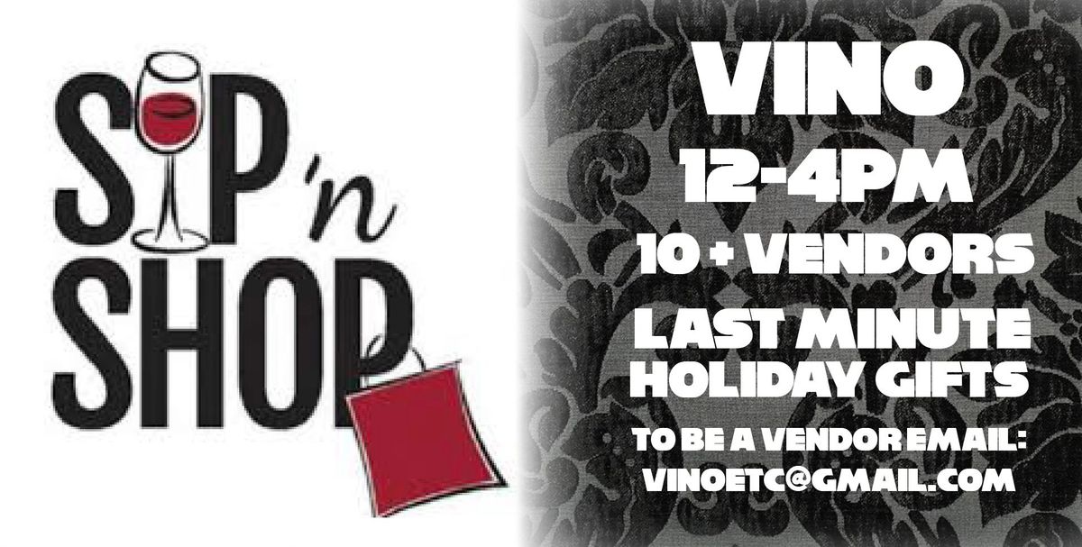 VINO SIP N SHOP - JOIN US