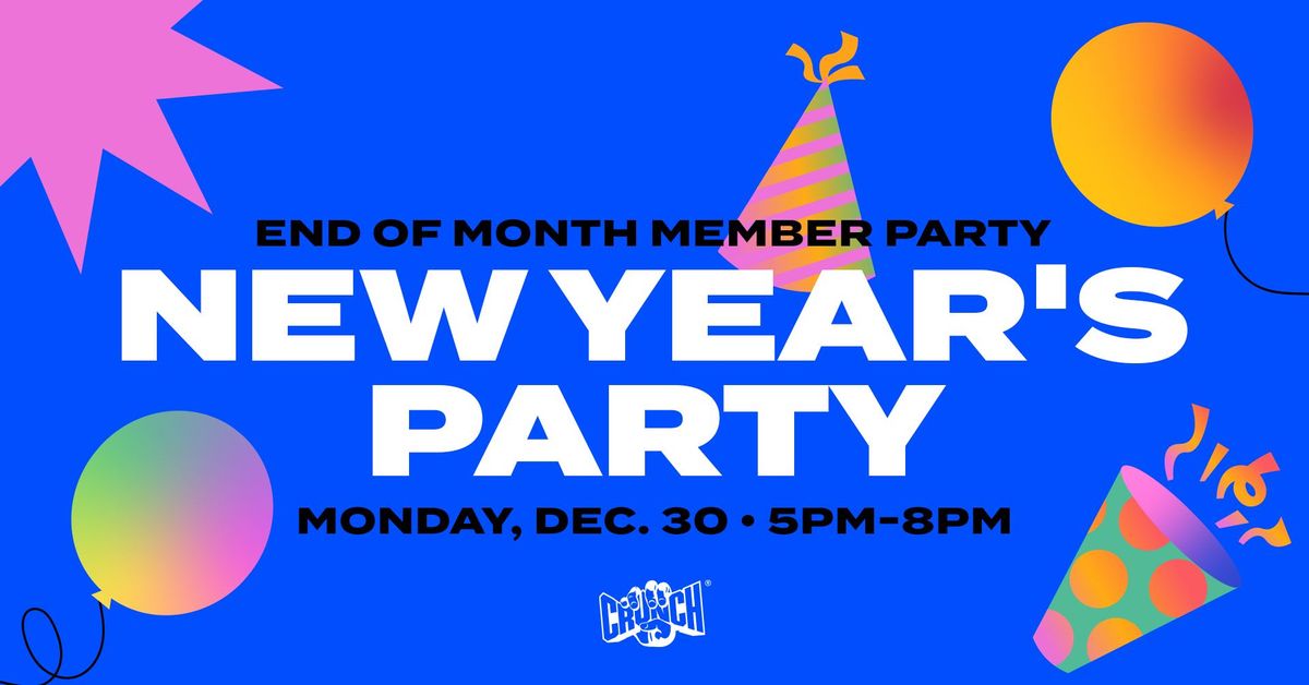 New Year\u2019s-Themed End of Month Party