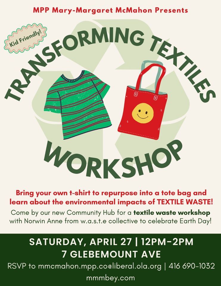 Transforming Textiles Earth Day Workshop