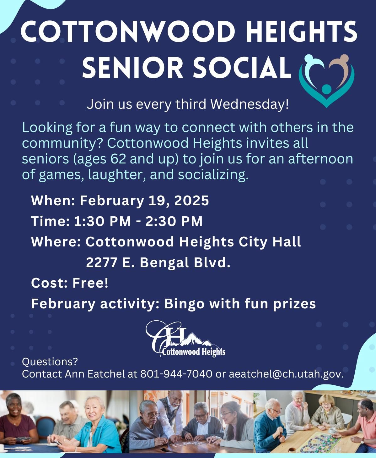 Cottonwood Heights Senior Social