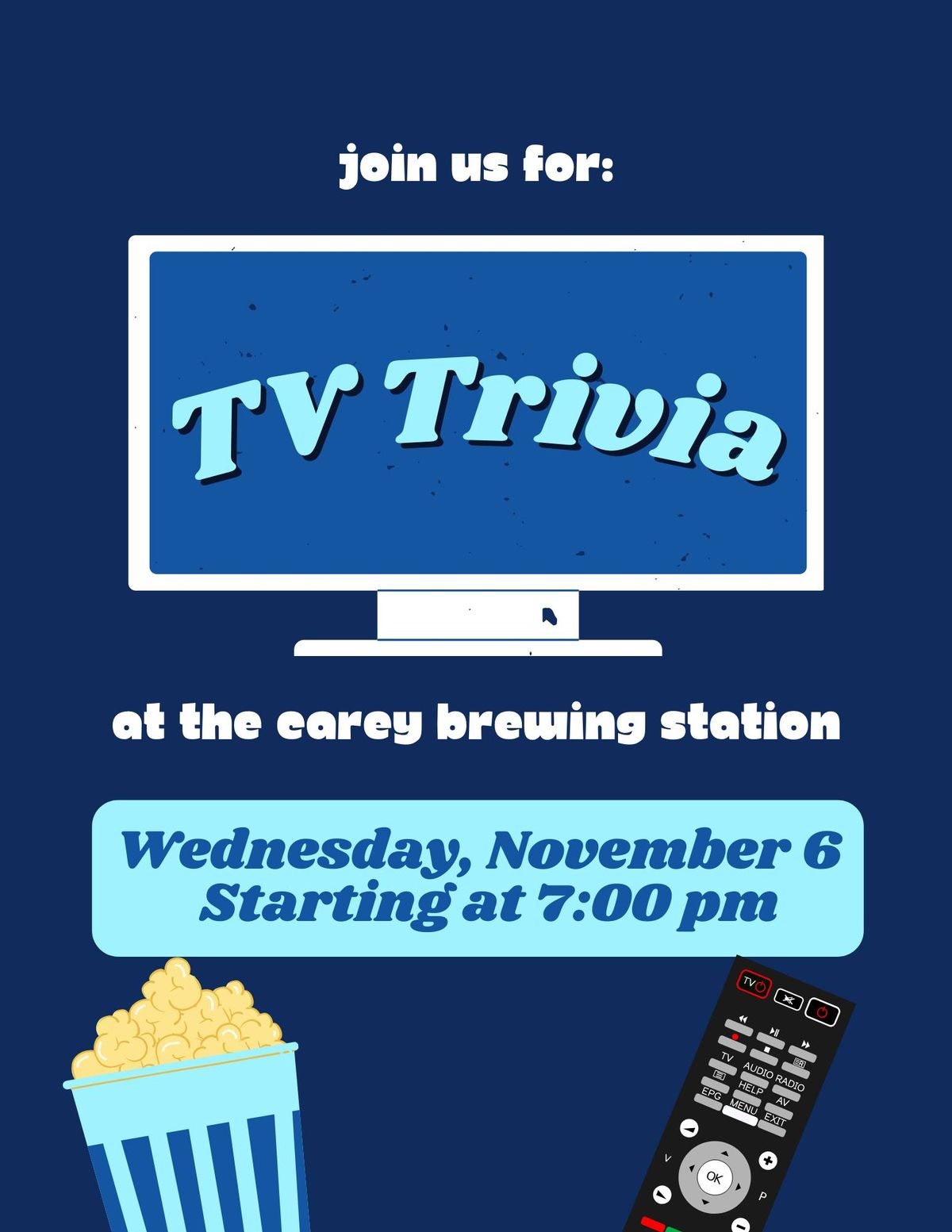 TV Trivia Night in the CBS Taproom