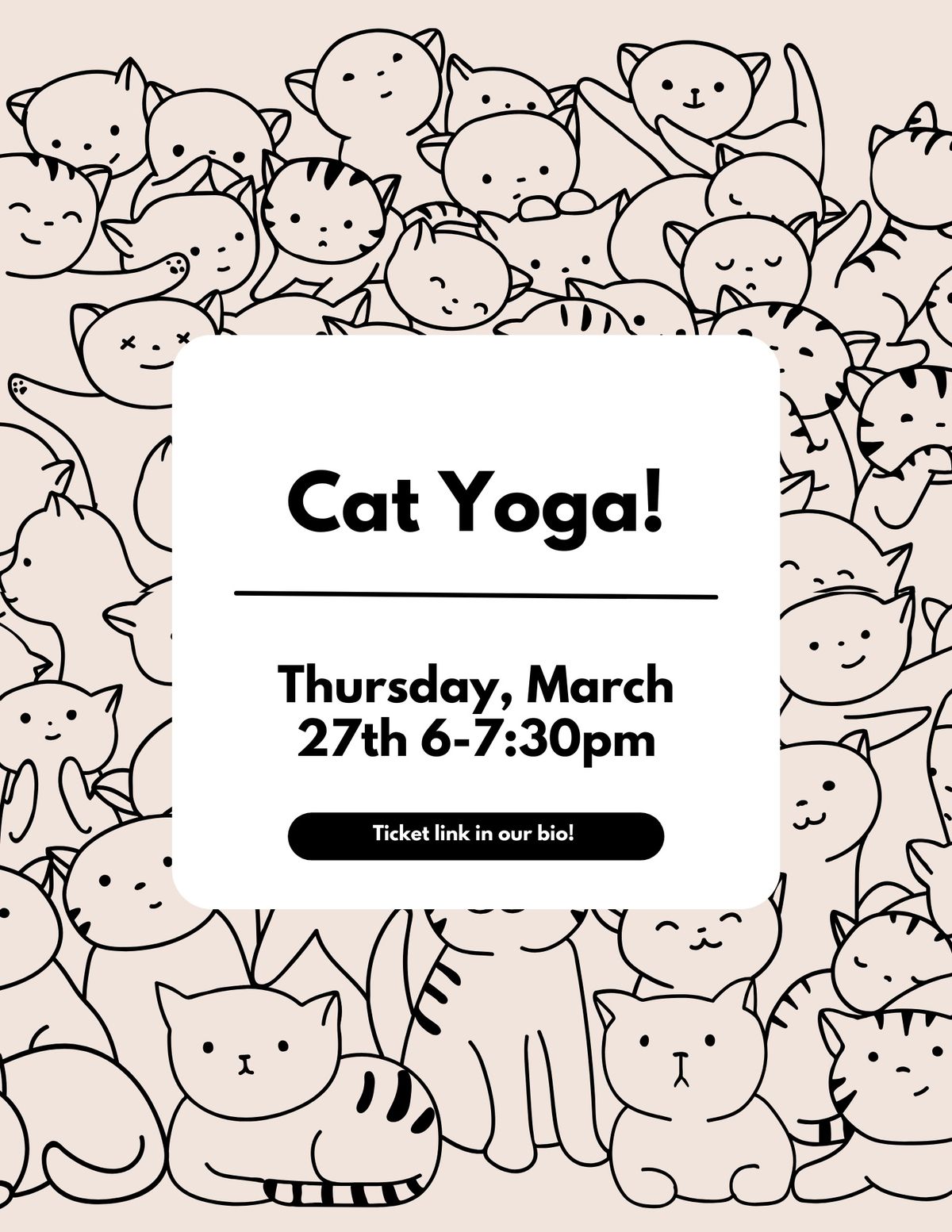 Cat Yoga!\ud83e\uddd8\u200d\u2640\ufe0f \ud83d\udc08