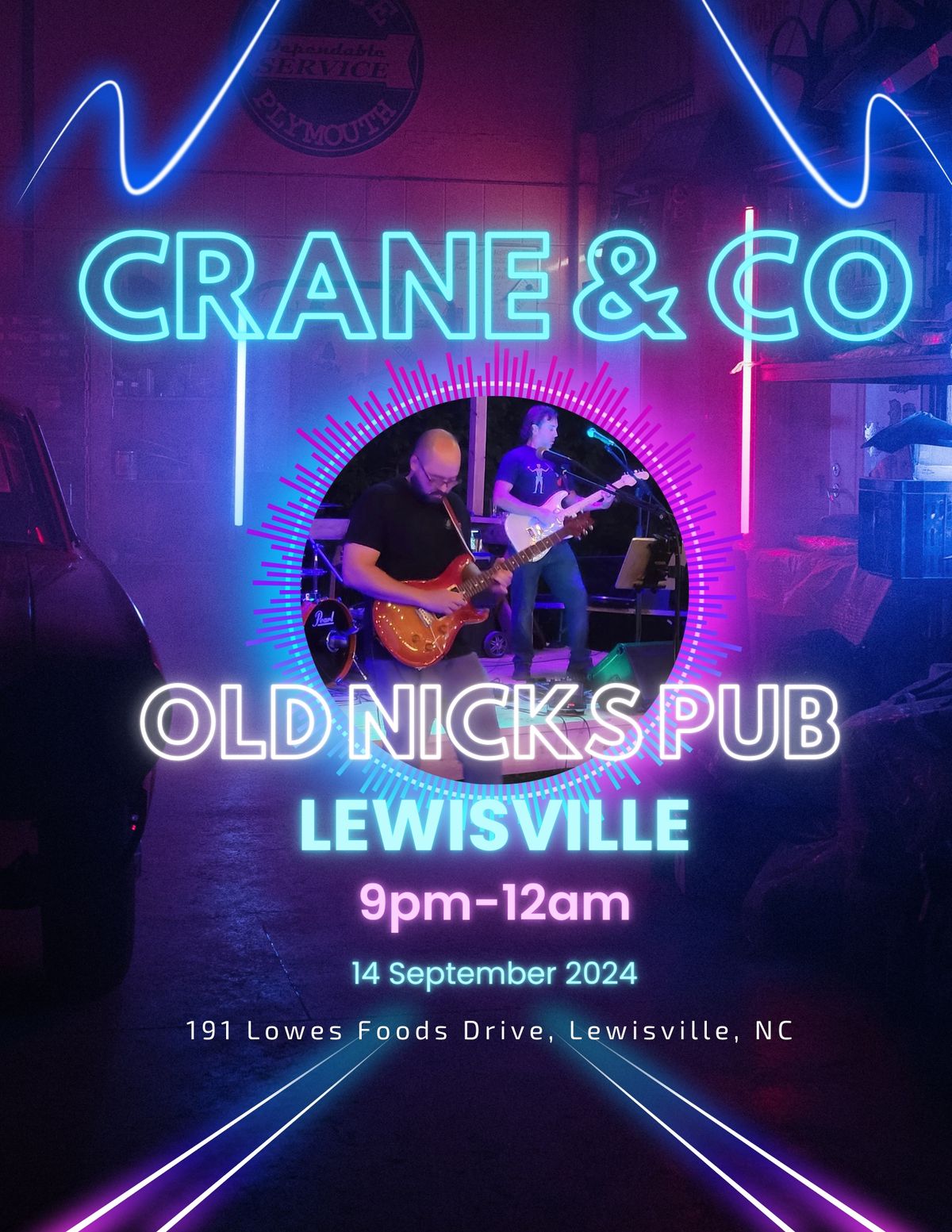 Crane & Co returns to Old Nick's Pub in Lewisville!