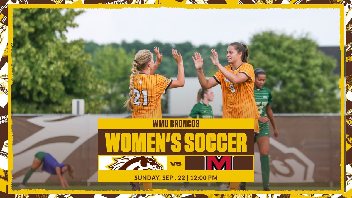 WMU Women's Soccer vs. Miami University (OH)