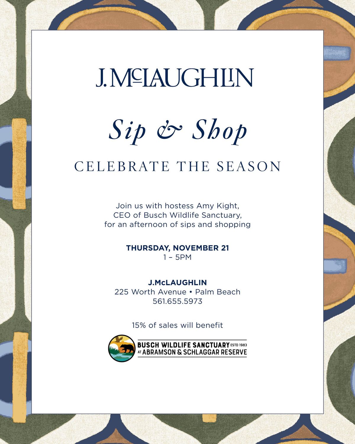 J McLaughlin Palm Beach Giveback 