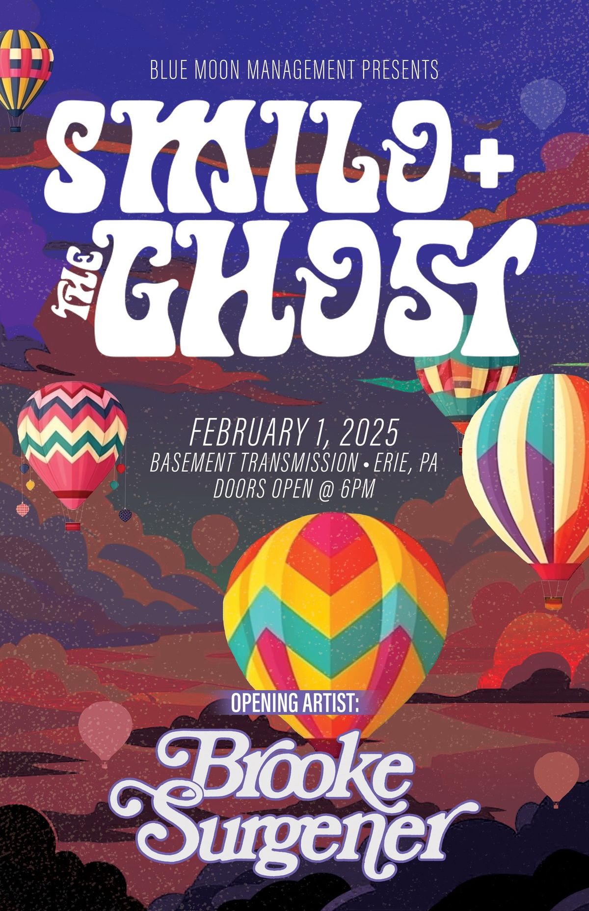 Smilo & the Ghost w\/ Brooke Surgener at Basement Transmissions