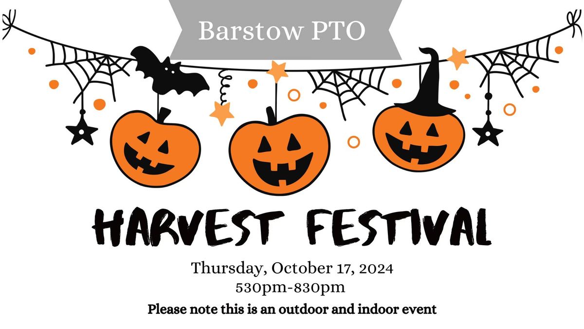 Harvest Festival & Trunk or Treat