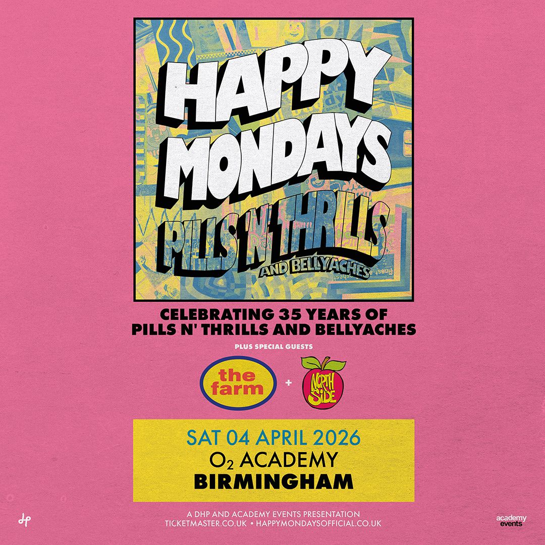 Happy Mondays: Celebrating 35 Years of Pills'N'Thrills and Bellyaches at O2 City Hall
