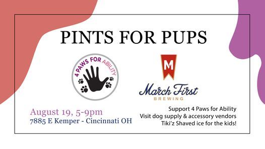 Pints for Pups at March First Brewing