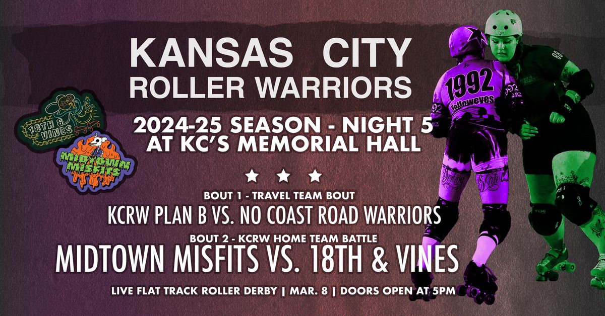 KCRW Presents Night 5 - Roller Derby Double Header