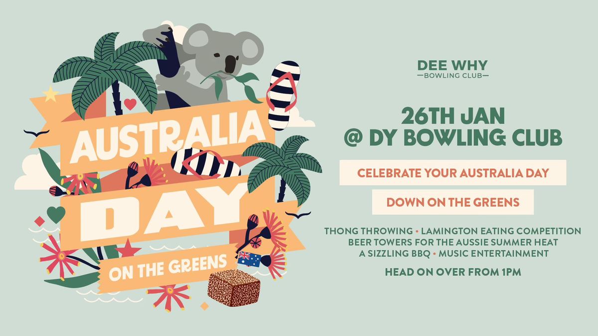 Australia Day on The Greens \ud83c\udde6\ud83c\uddfa\ud83e\udd73\ud83e\ude74