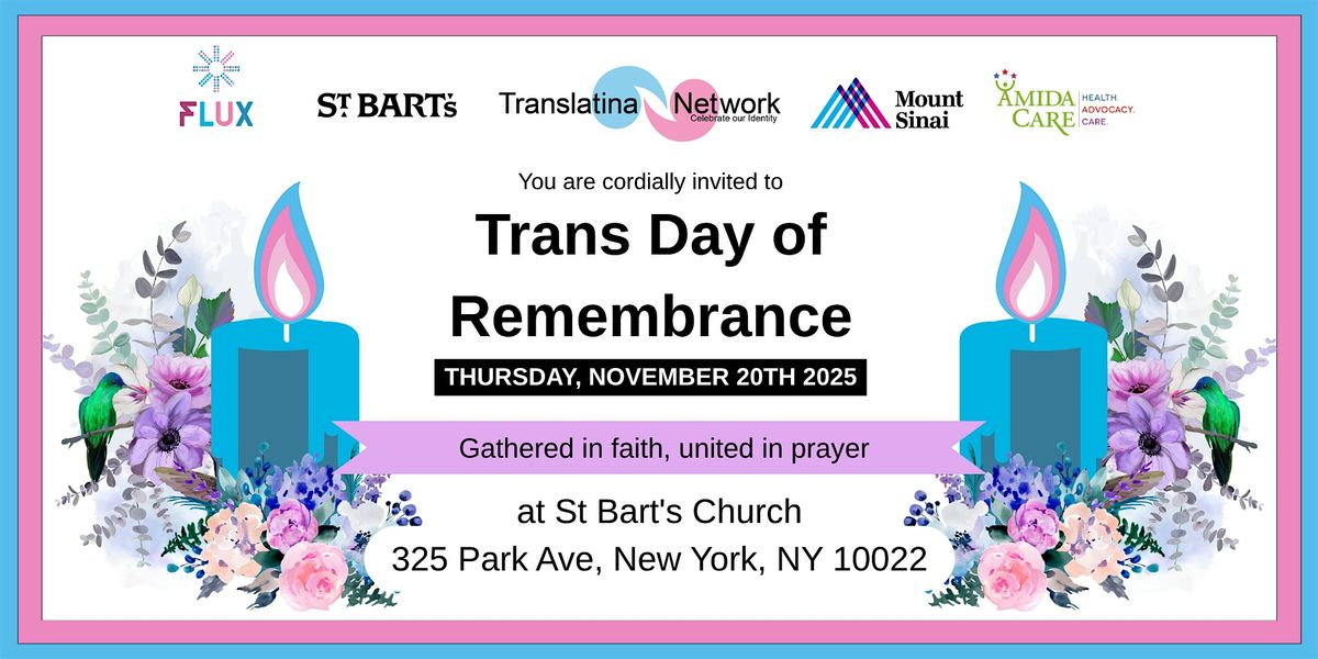 Trans Day of Remembrance - Dia de la Memoria Trans