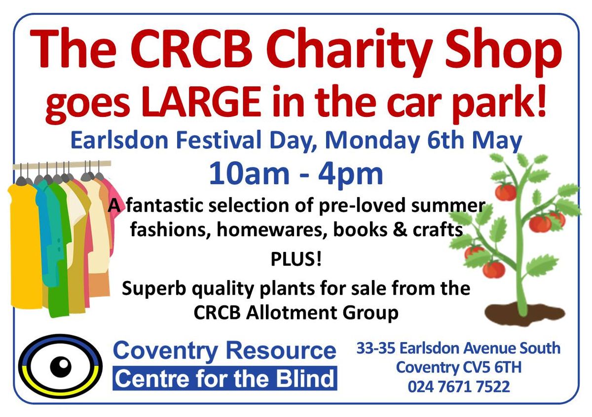 CRCB Charity Shop Goes LARGE (Earlsdon Festival) 