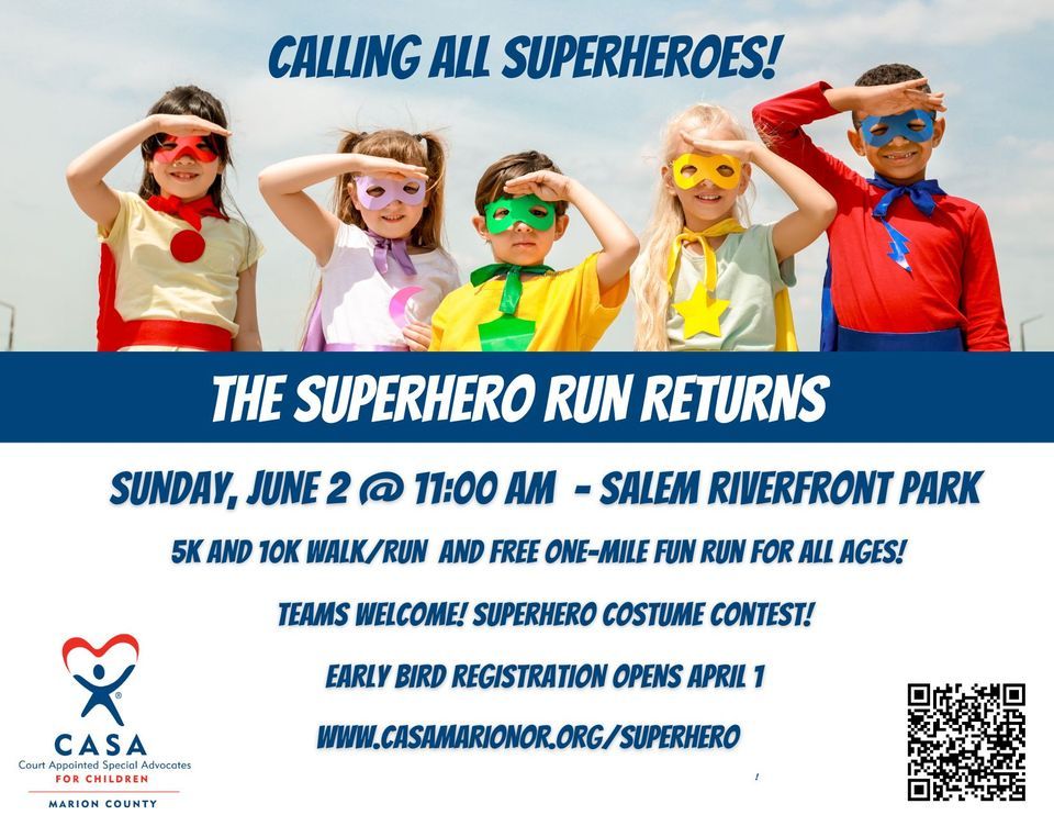 Superhero Run by CASA of Marion County