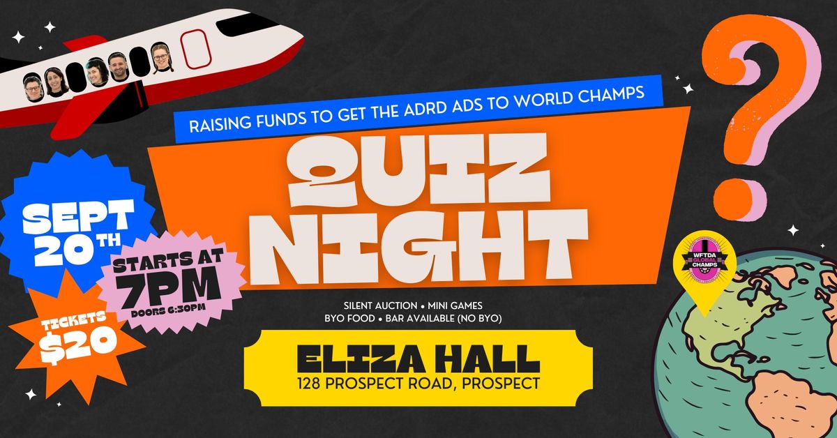 Quiz Night - ADRD Ads Fundraiser