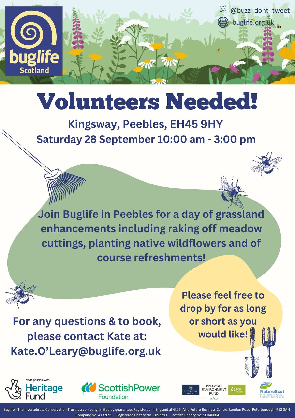 Pollinators Along the Tweed Volunteers Needed!