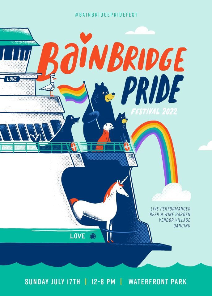 Bainbridge Pride Waterfront Festival 2022, Bainbridge Island Waterfront