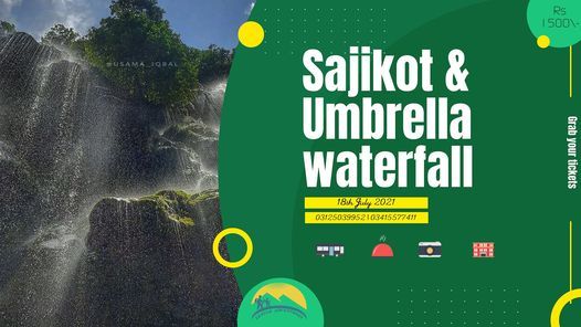 One Day Trip To Umbrella Waterfall Sajjikot Waterfall Lake Umbrella Waterfall Poona Rawalpindi 18 July 21