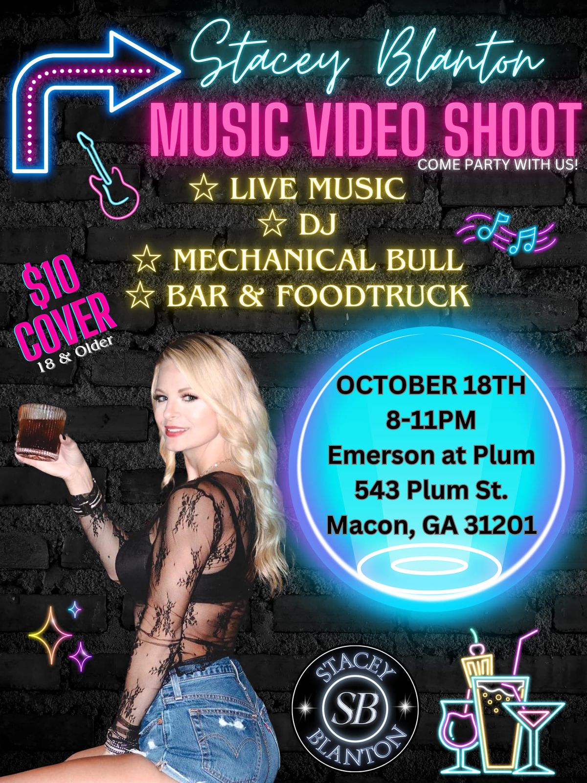 Stacey Blanton Music Video Party