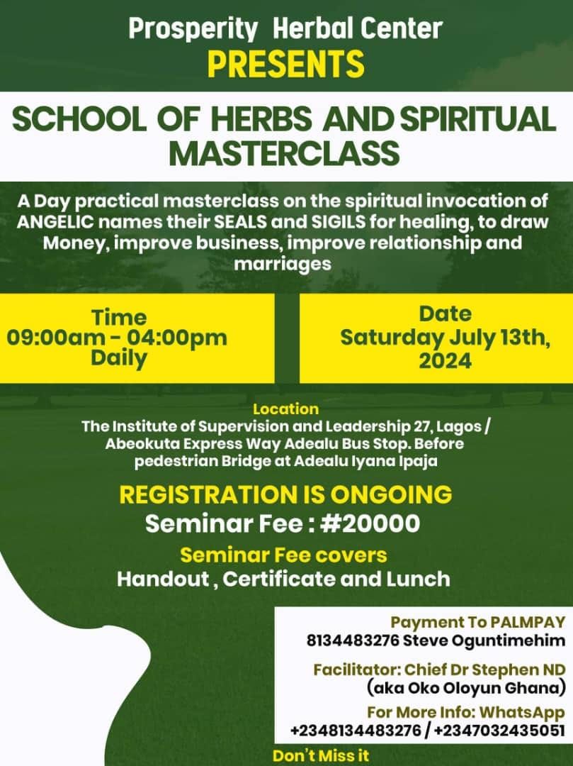 SPIRITUAL MASTERCLASS 