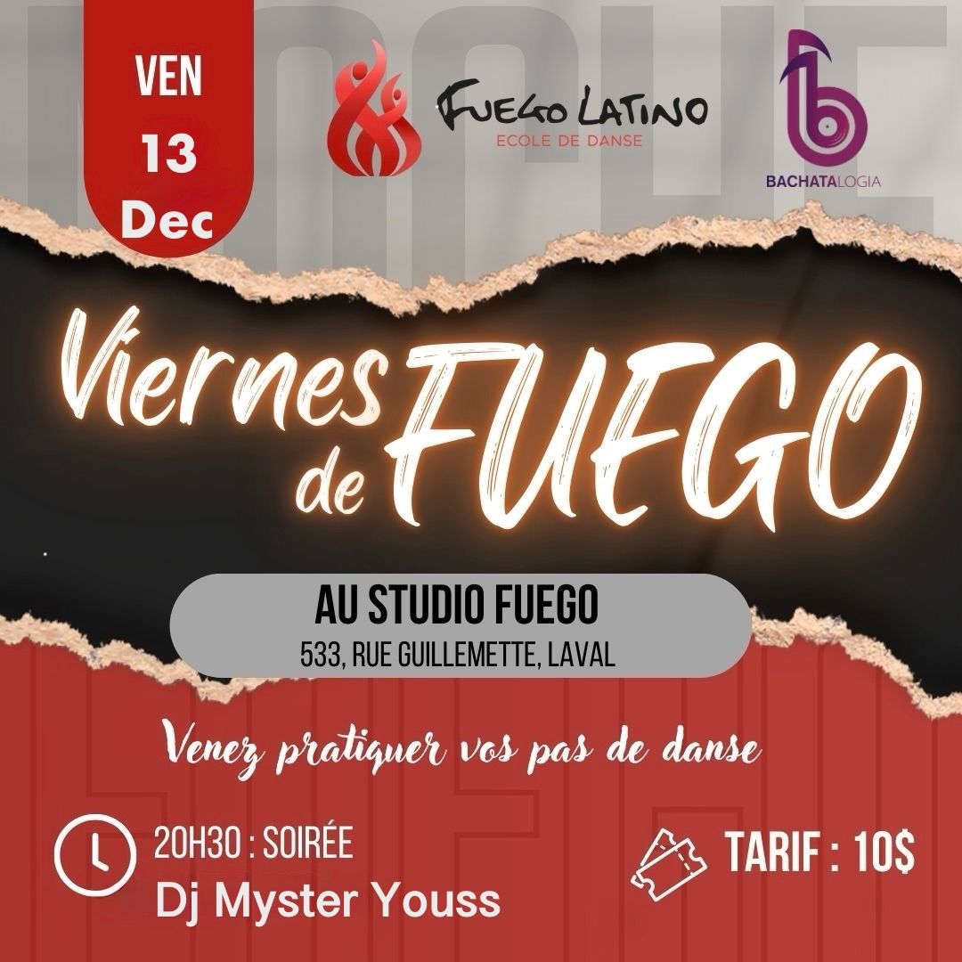 Viernes de Fuego avec Dj Myster Youss