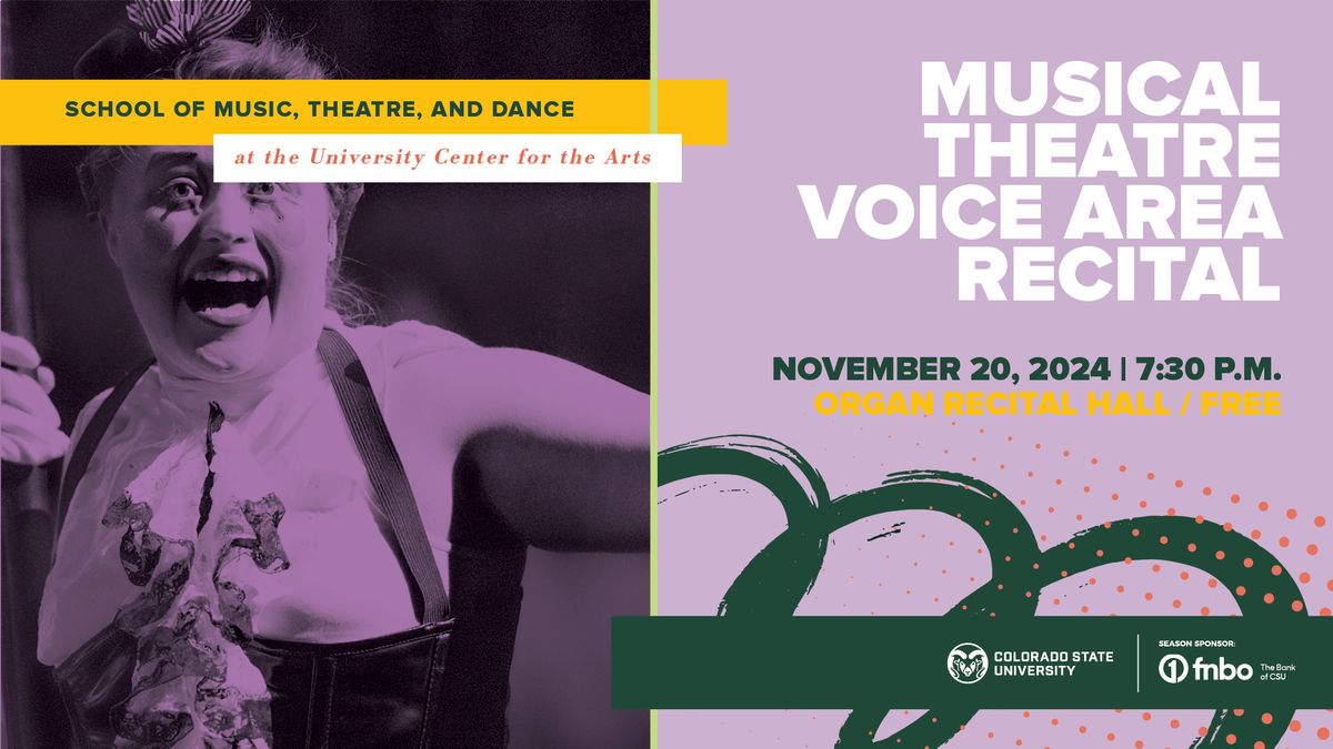 Theatre Voice Area Recital \/ FREE 