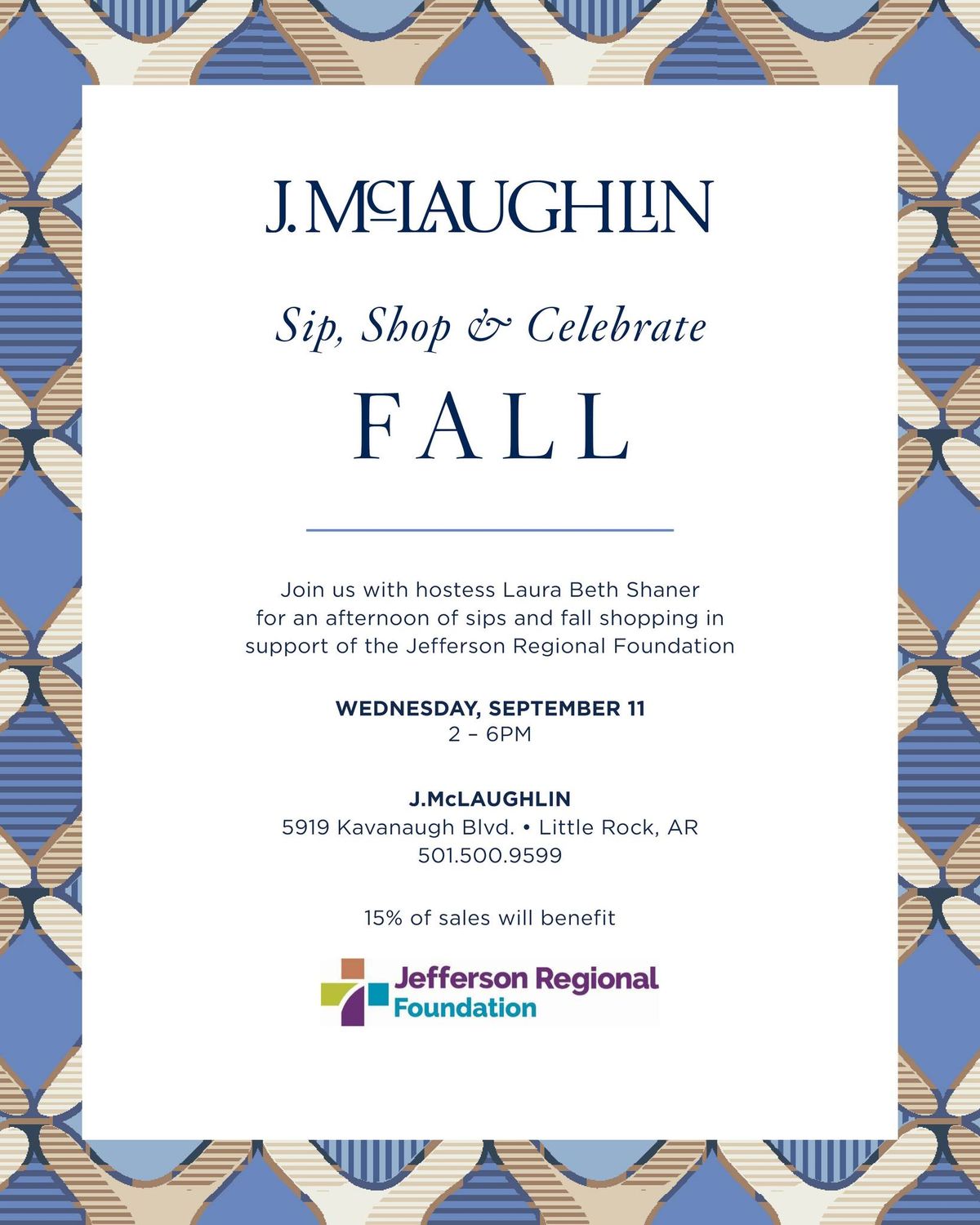 Sip, Shop & Celebrate FALL