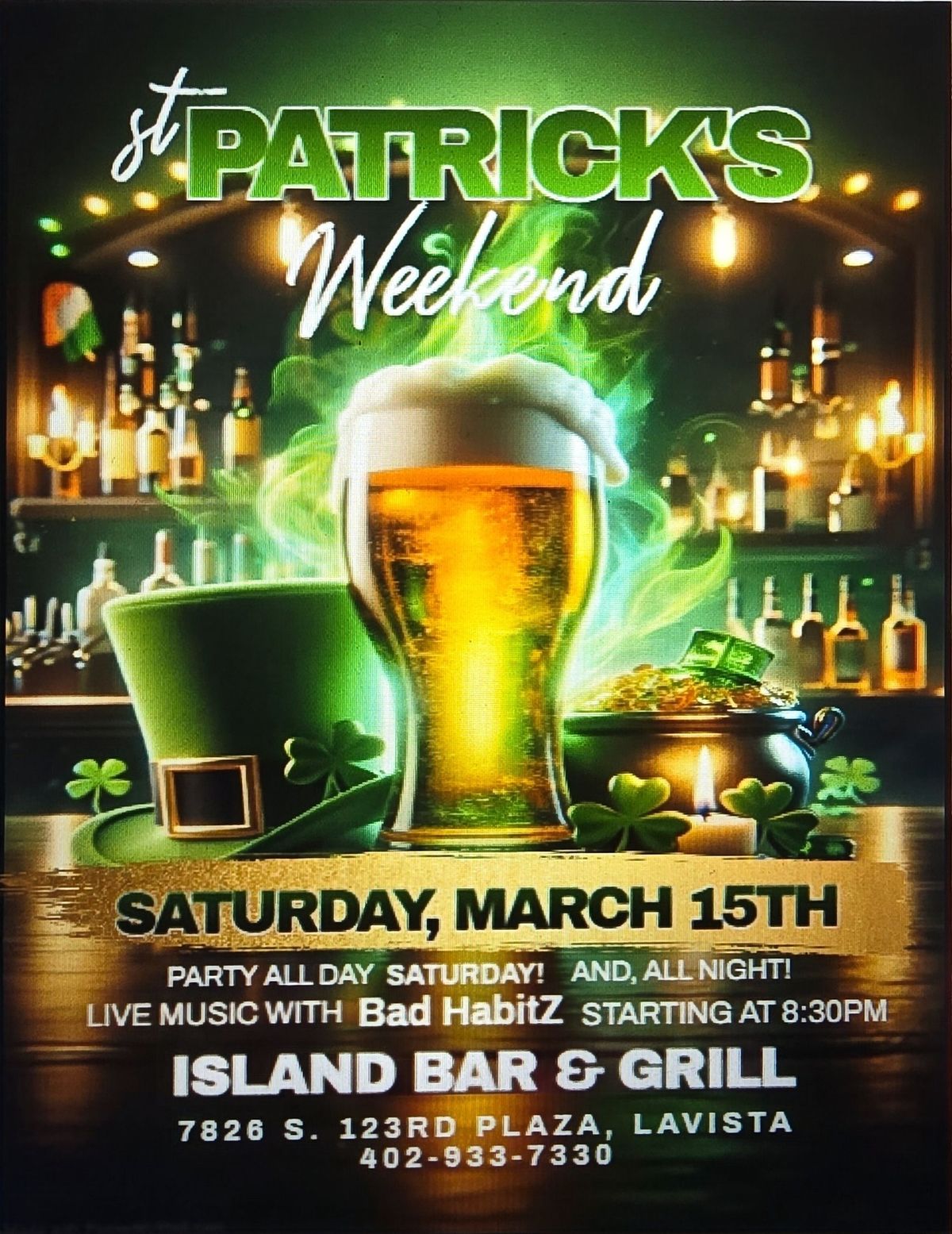 St. Patrick's Weekend PARTY!