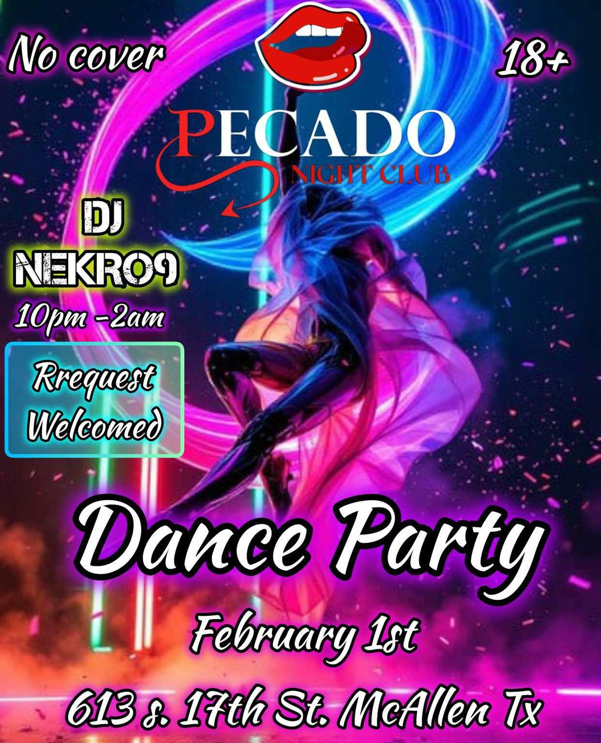 Dance Party @ Pecado night club. 