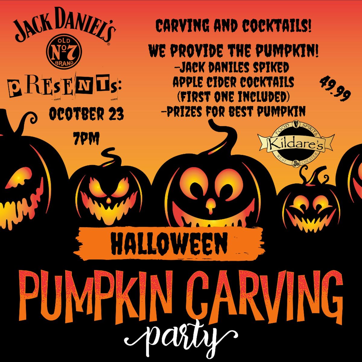 Carving and Cocktails Pumpkin Contest!