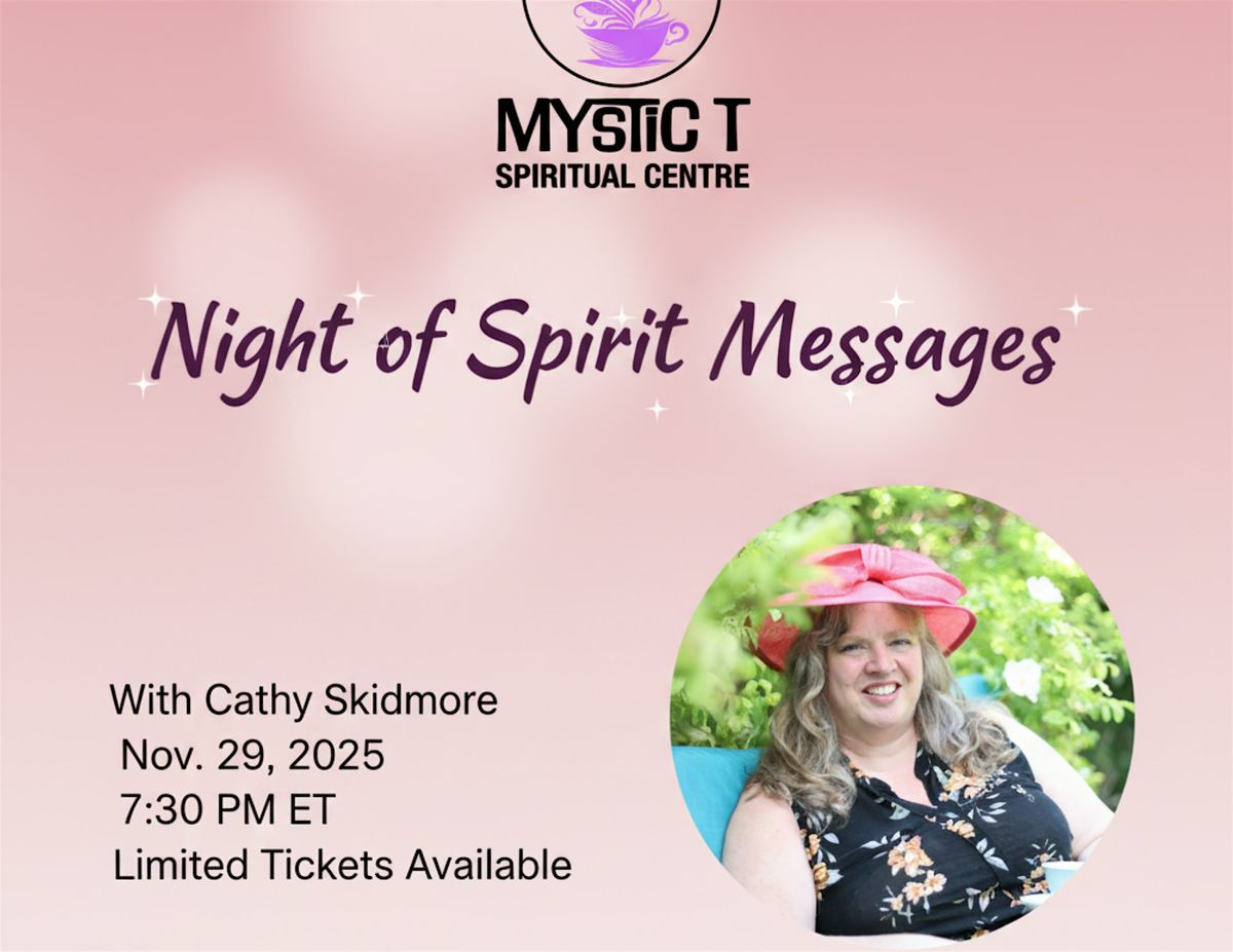 Night of Spirit Messages with Cathy Skidmore