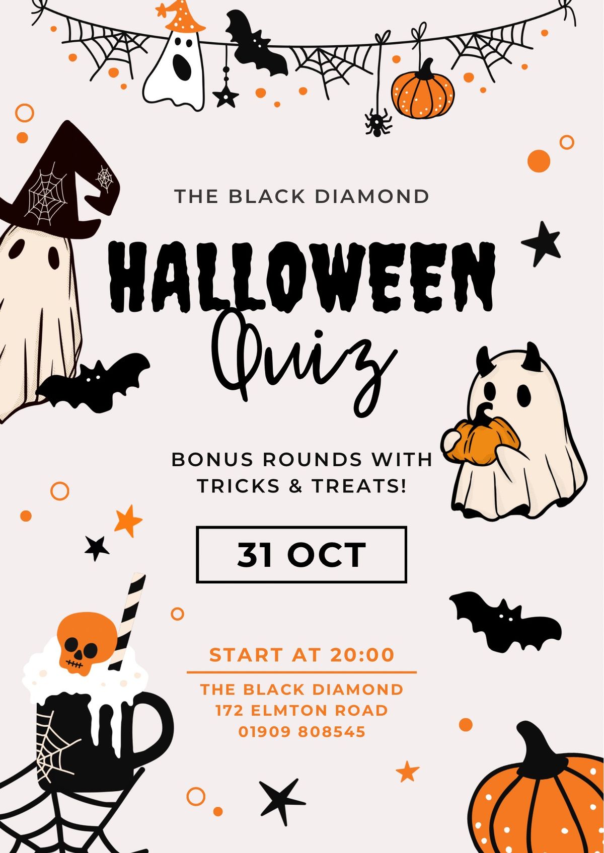 Halloween Quiz Night at The Black Diamond