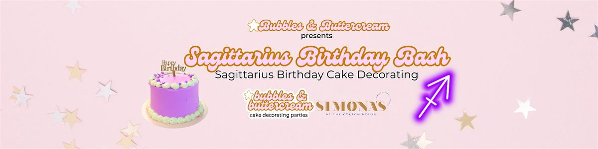 Sagittarius Cake Decorating