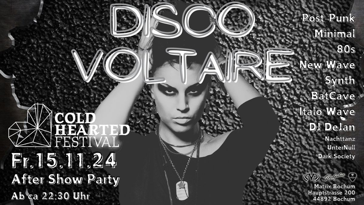 DISCO VOLTAIRE - COLD HEARTED AFTERSHOW PARTY