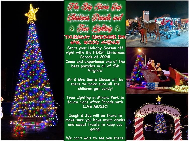 The Big Stone Gap Christmas Parade & Tree Lighting Ceremony