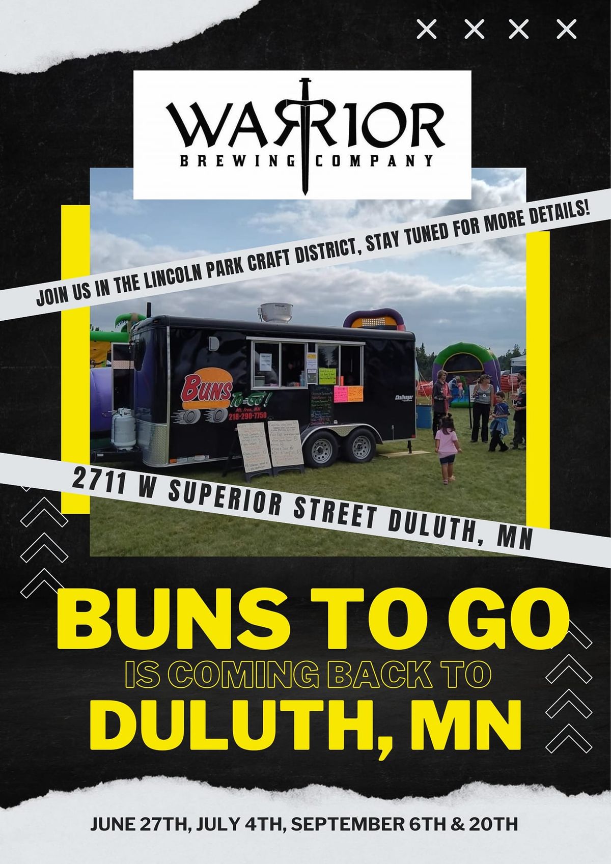 Buns heads to Warrior Brewing Co.