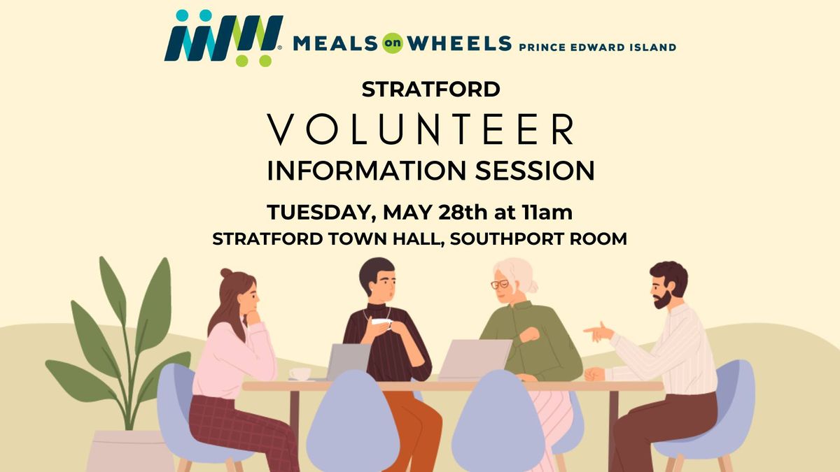 Stratford Meals on Wheels Volunteer Information Session