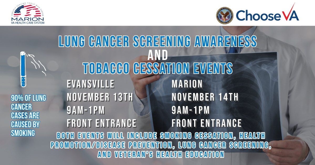 Marion Lung Cancer Screening Awareness and Tobacco Cessation Event