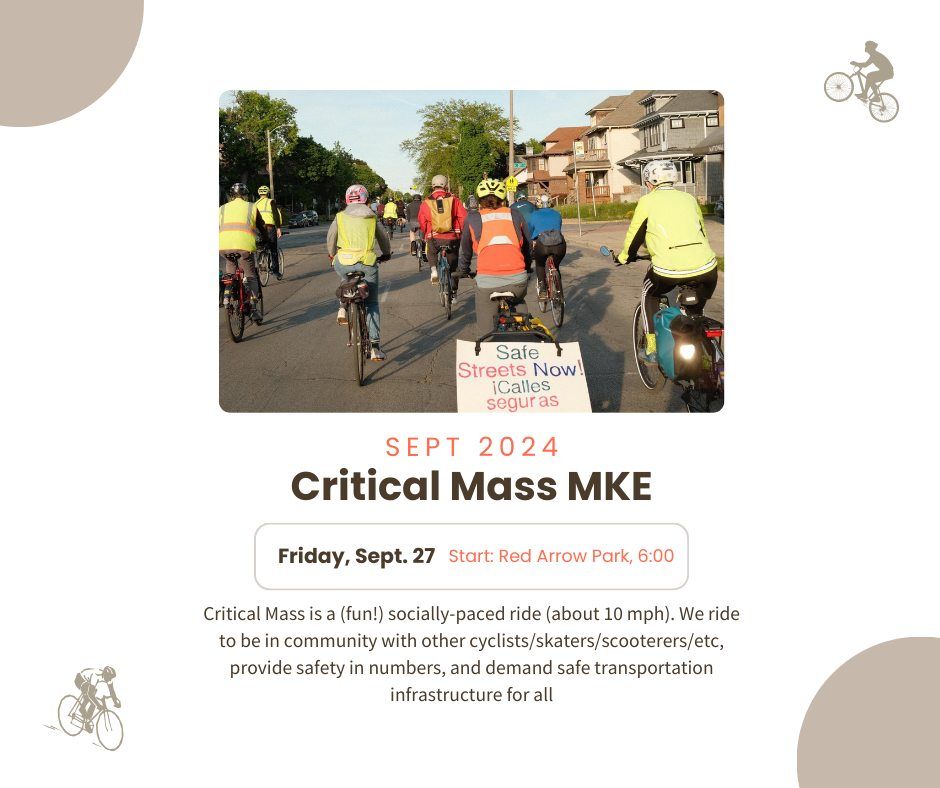 Milwaukee Critical Mass - September 2024