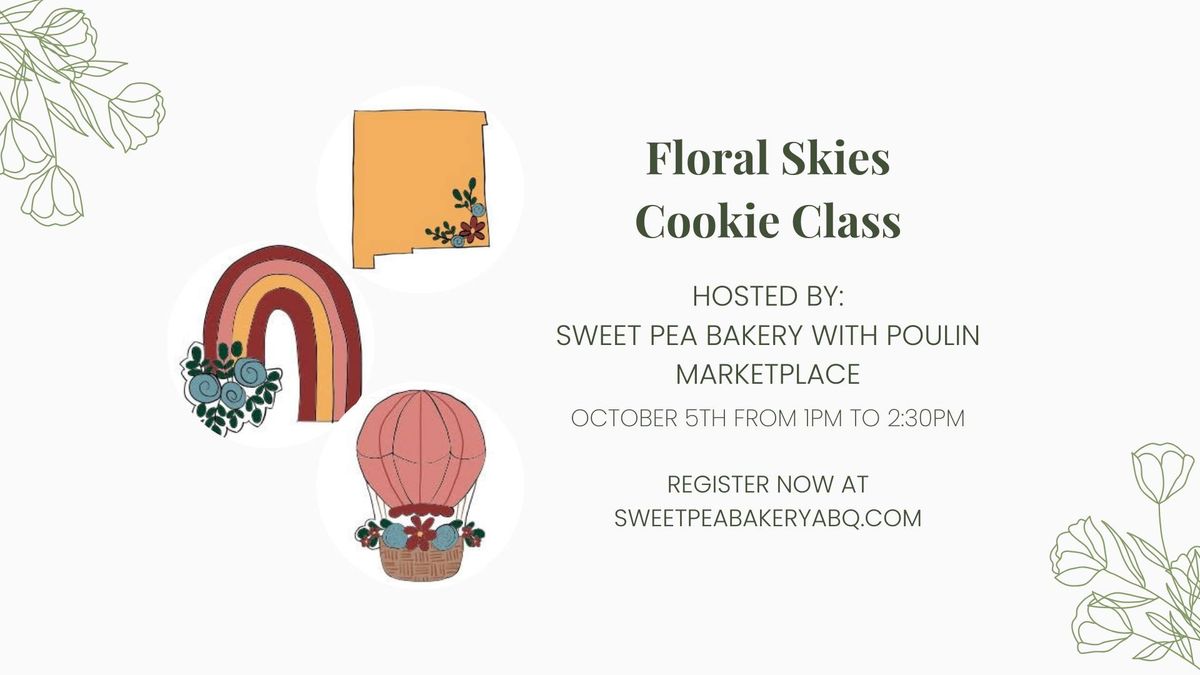 Floral Skies Cookie Class