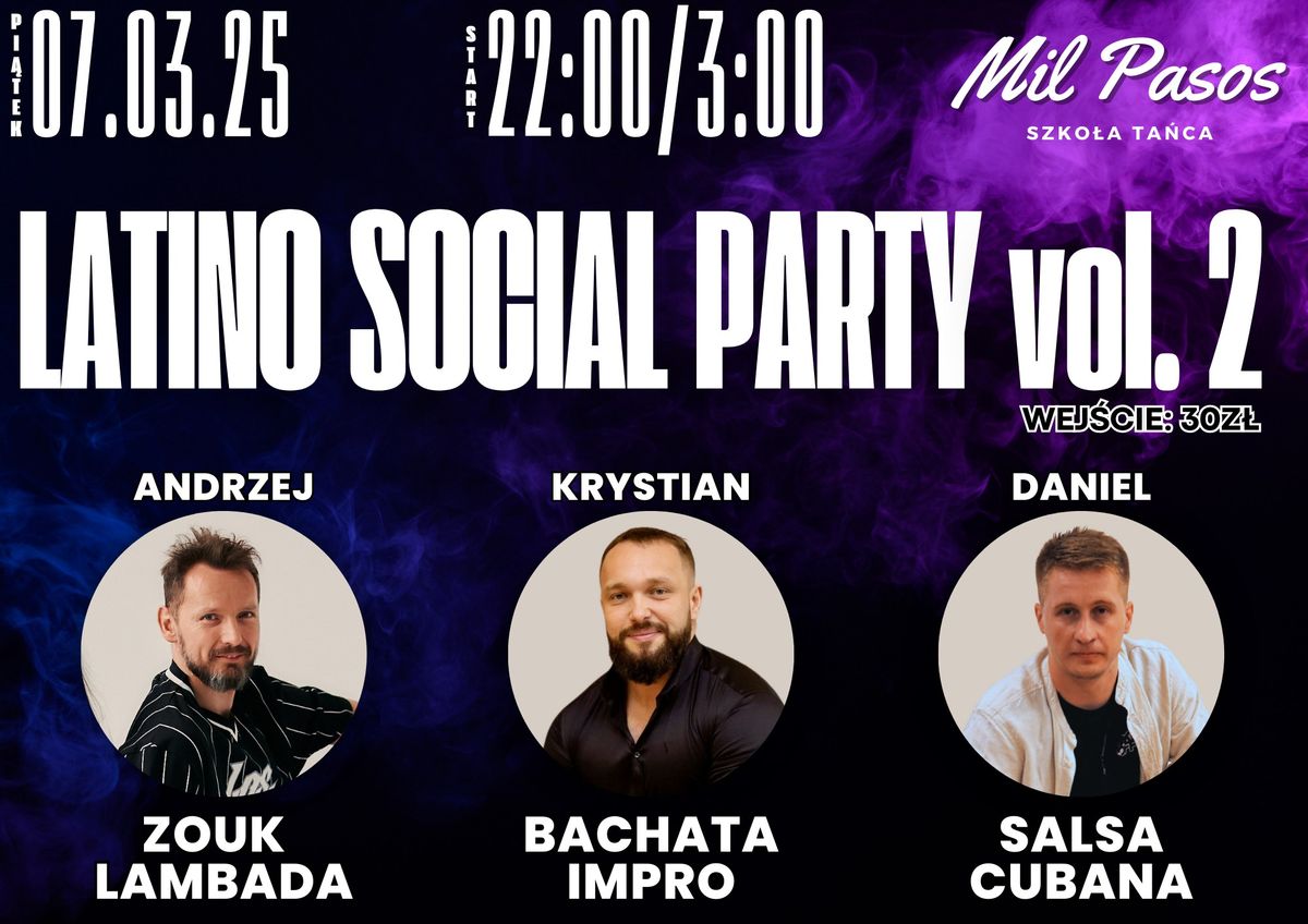 LATINO SOCIAL PARTY vol. 2 - 07.03.2025 PI\u0104TEK